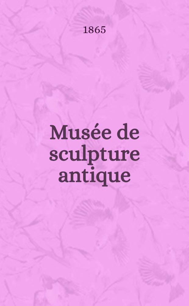 Musée de sculpture antique