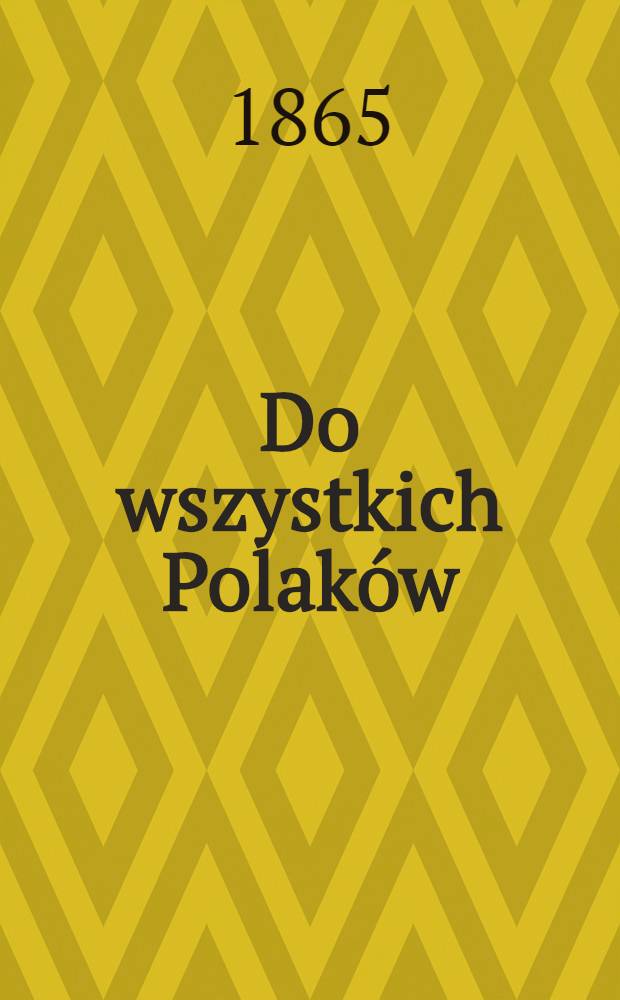 Do wszystkich Polaków