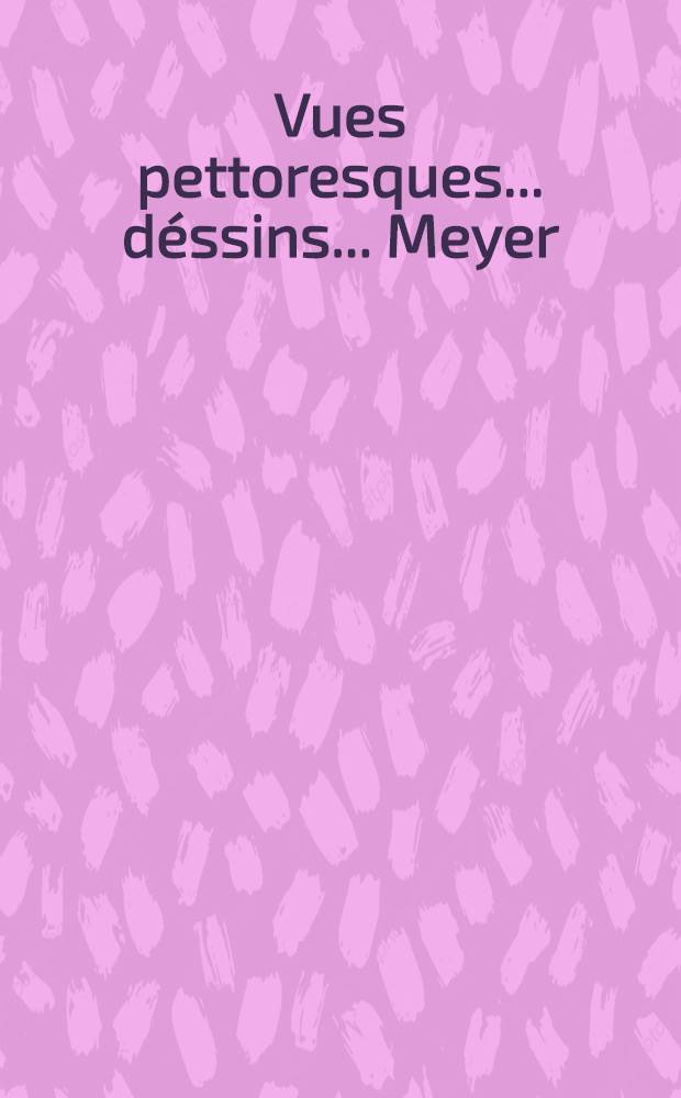 Vues pettoresques... déssins... Meyer