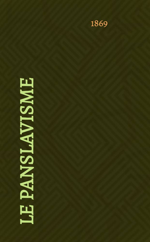 Le panslavisme