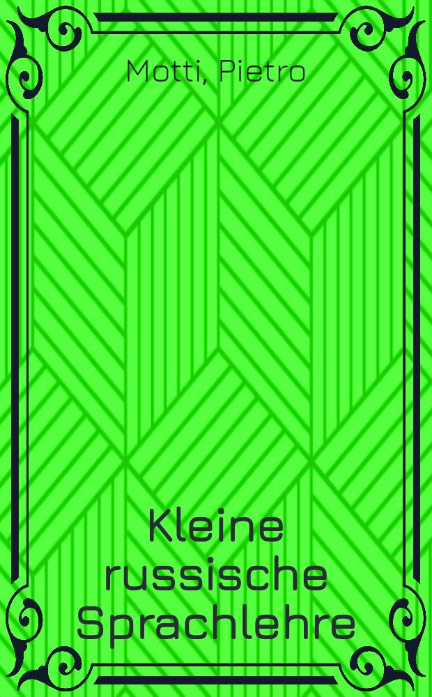 Kleine russische Sprachlehre