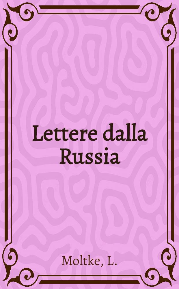 Lettere dalla Russia