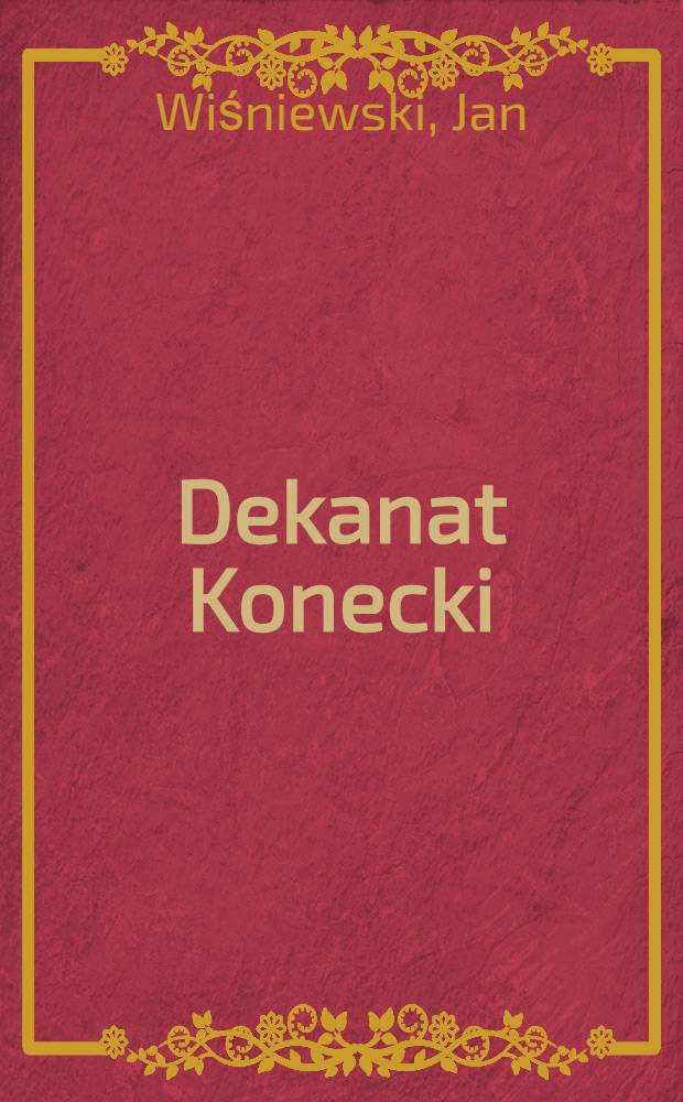 Dekanat Konecki