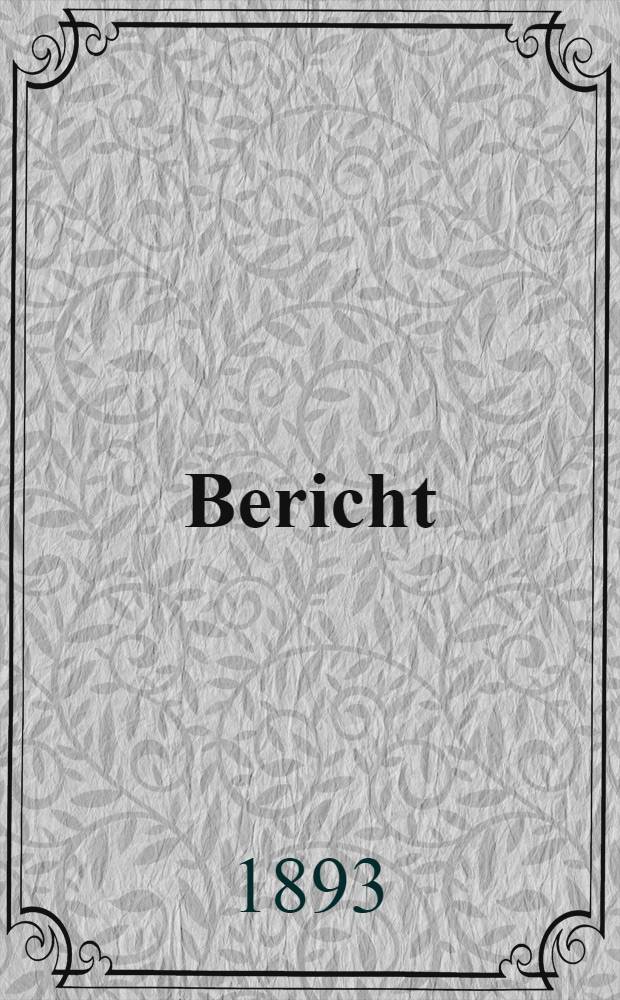 Bericht