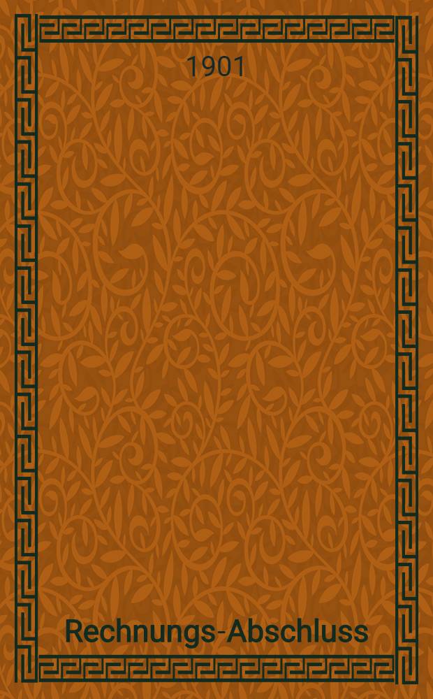 Rechnungs-Abschluss