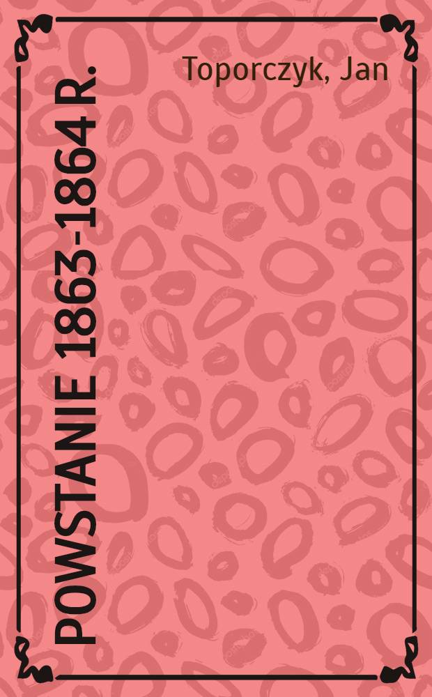 Powstanie 1863-1864 r.