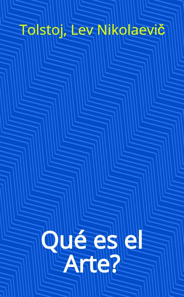 Qué es el Arte?