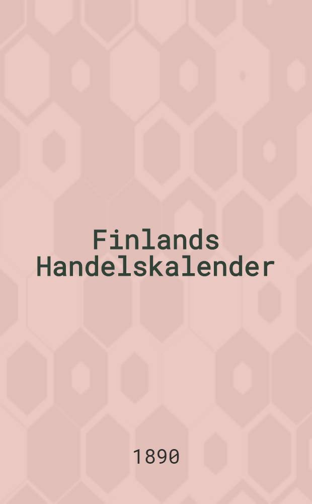 Finlands Handelskalender