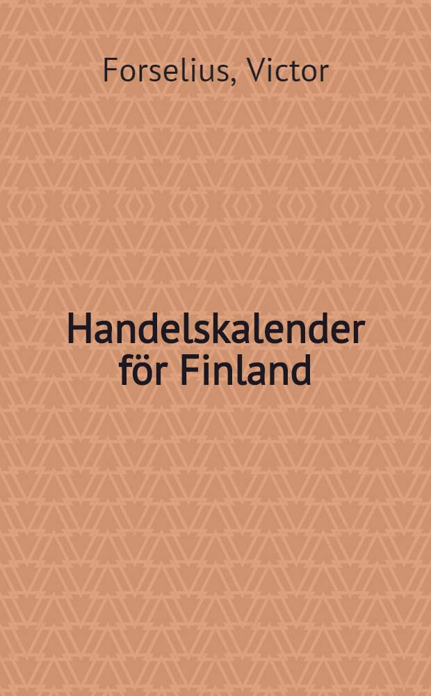 Handelskalender för Finland