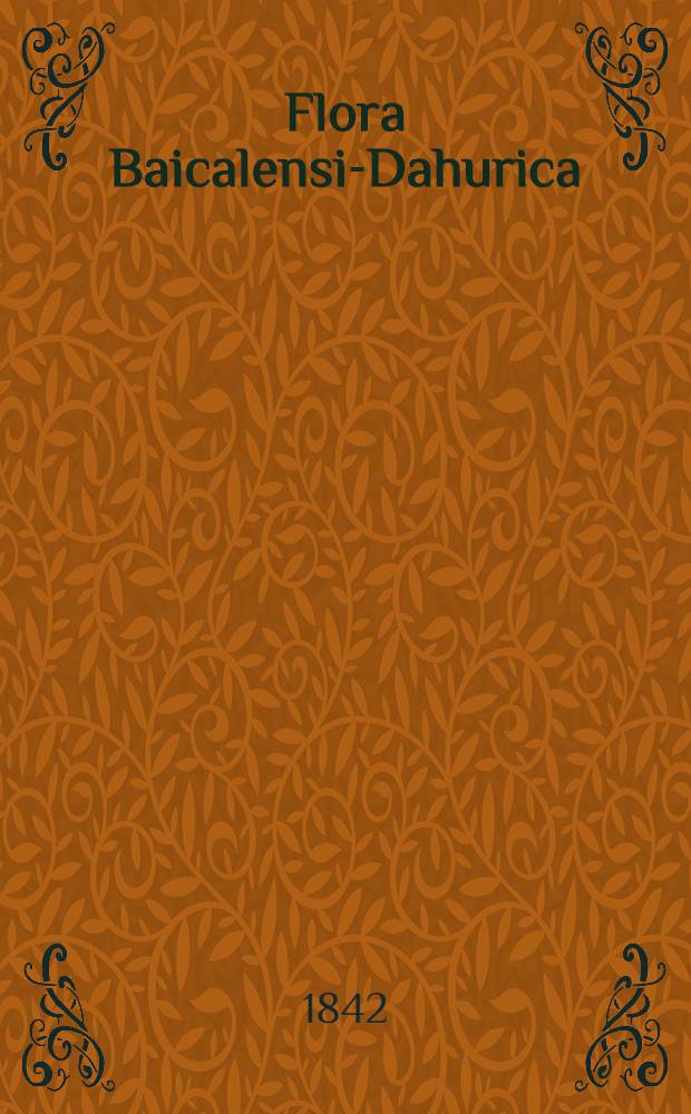 Flora Baicalensi-Dahurica