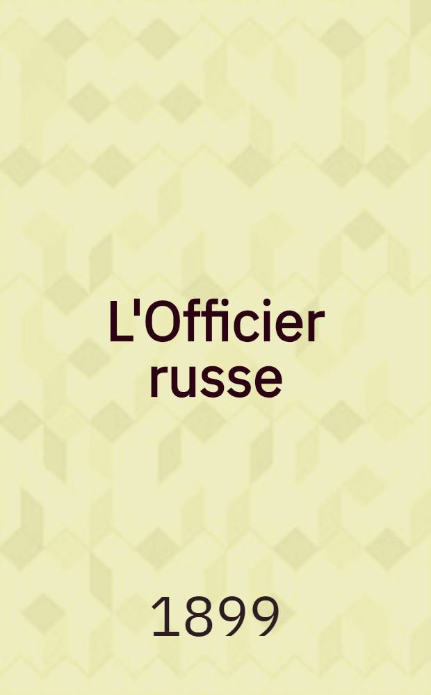 L'Officier russe