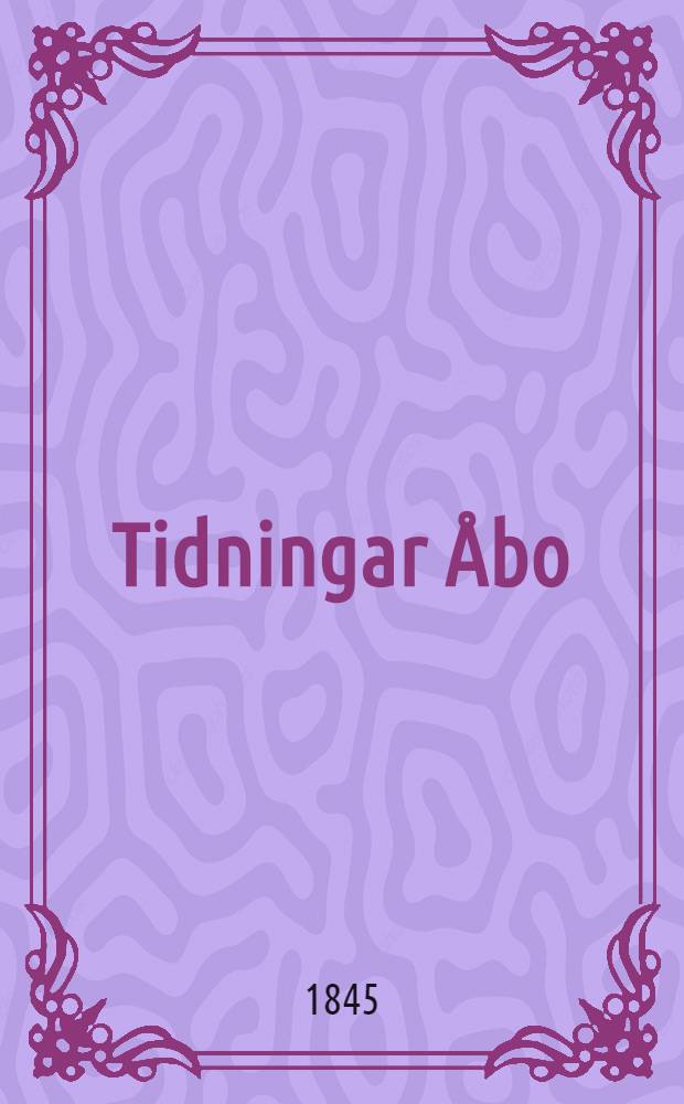 Tidningar Åbo