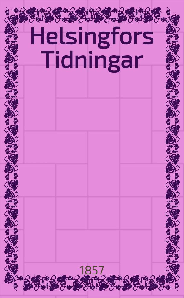 Helsingfors Tidningar