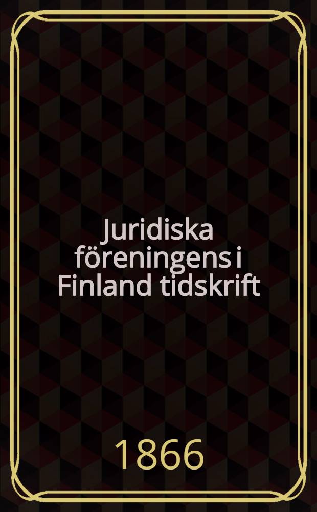 Juridiska föreningens i Finland tidskrift