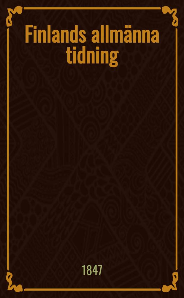 Finlands allmänna tidning