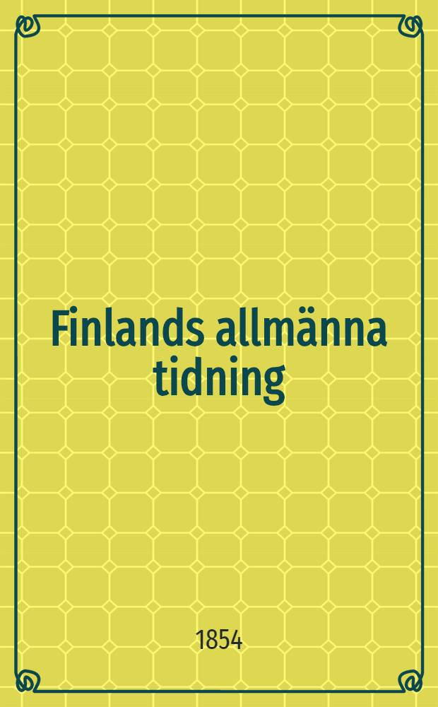 Finlands allmänna tidning