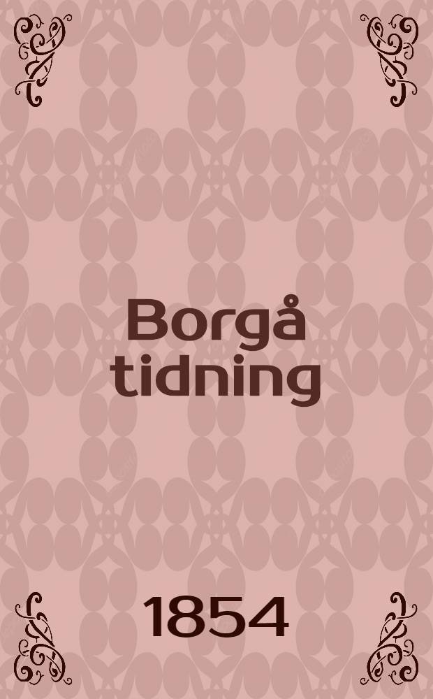 Borgå tidning