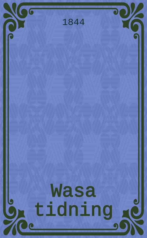 Wasa tidning