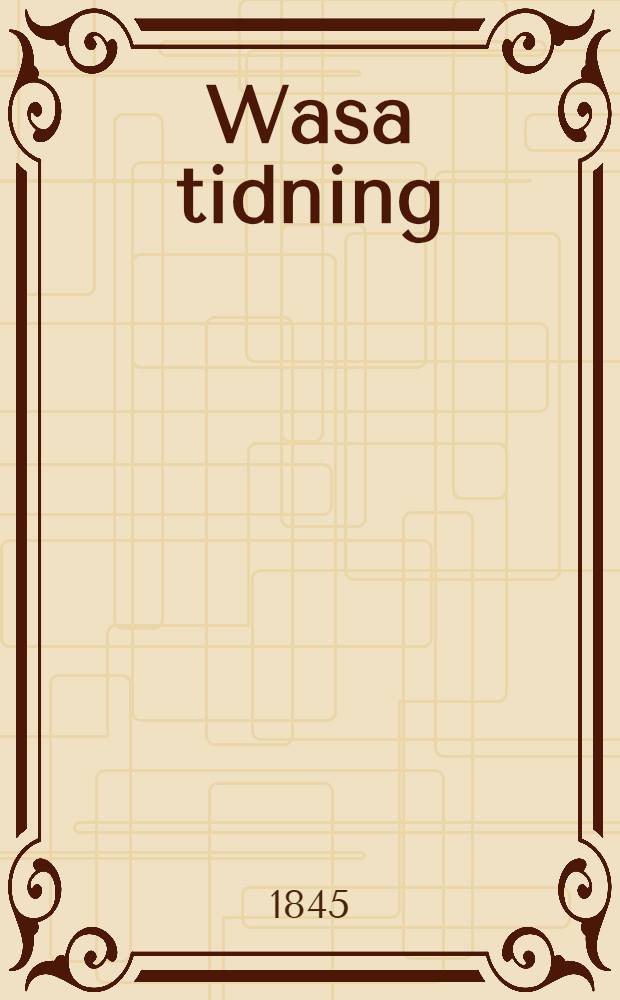 Wasa tidning