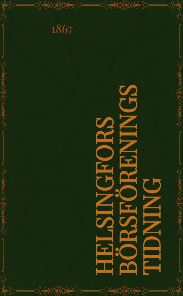 Helsingfors Börsförenings tidning