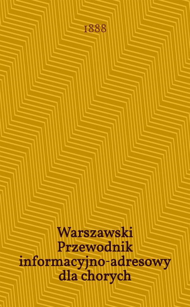 Warszawski Przewodnik informacyjno-adresowy dla chorych