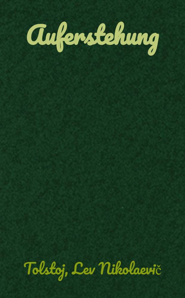 Auferstehung