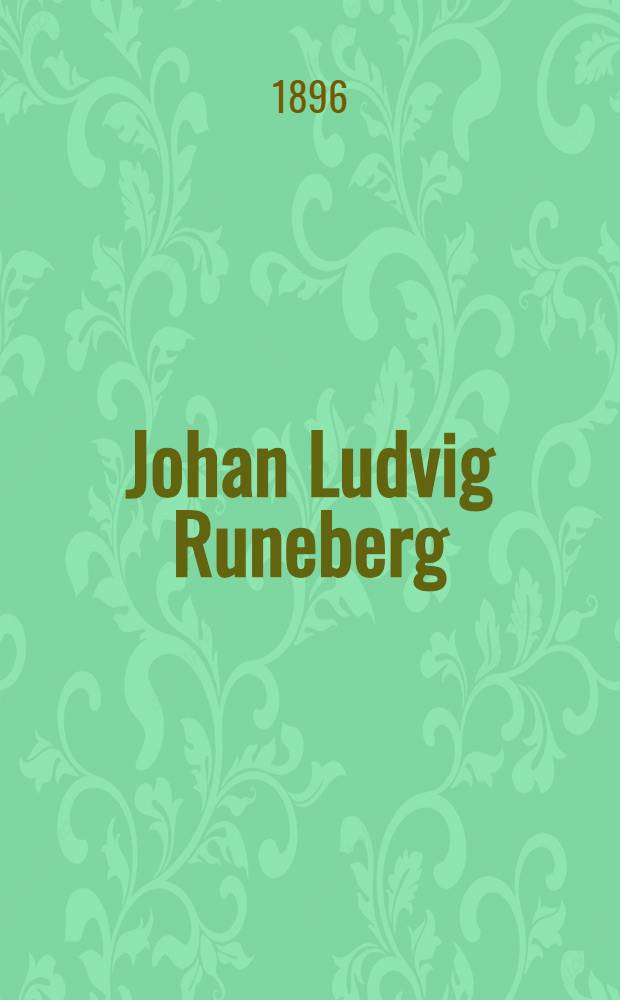 Johan Ludvig Runeberg