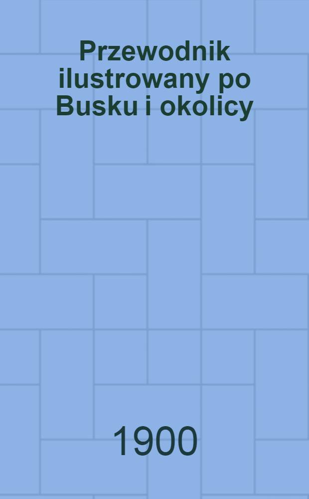 Przewodnik ilustrowany po Busku i okolicy