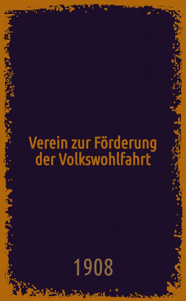Verein zur Förderung der Volkswohlfahrt