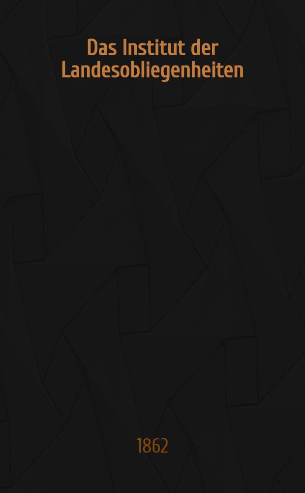 Das Institut der Landesobliegenheiten