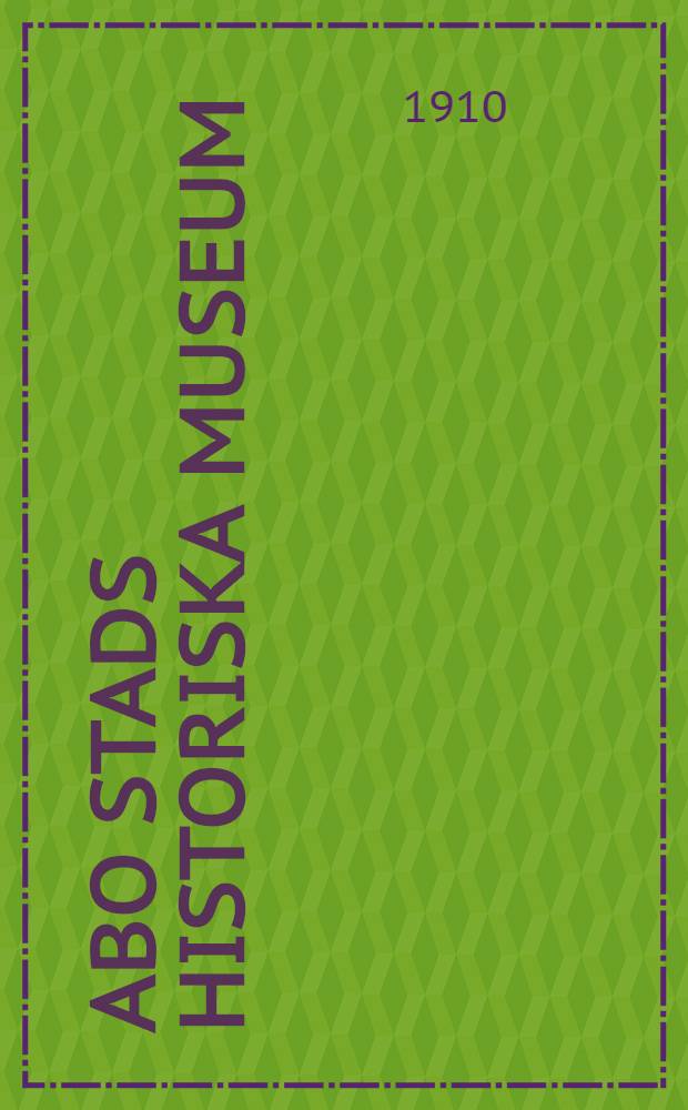 Abo stads historiska Museum