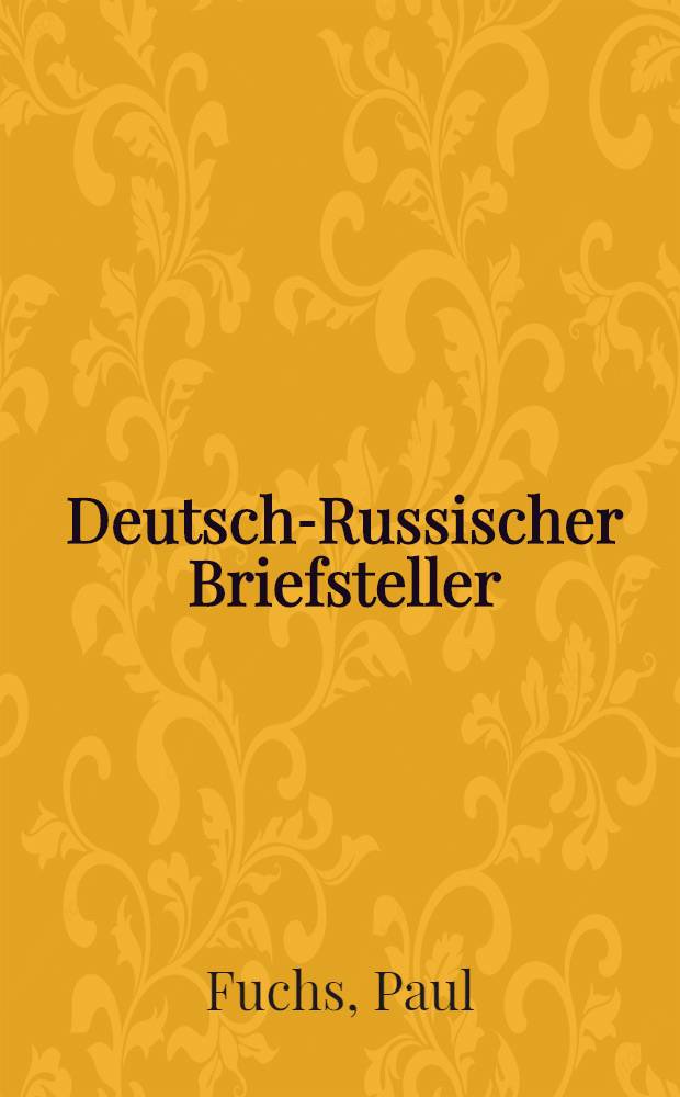 Deutsch-Russischer Briefsteller