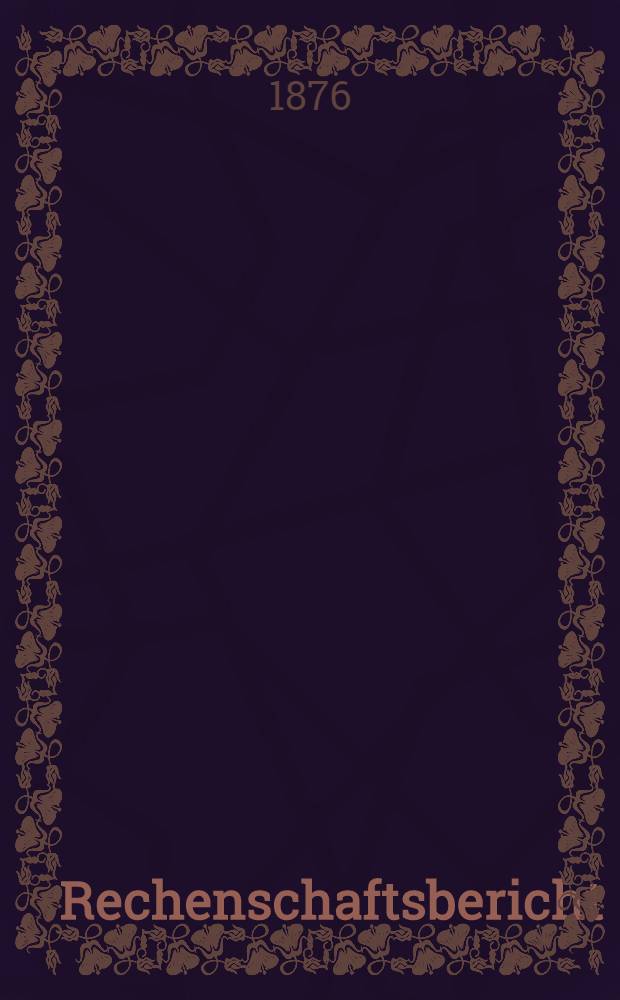 Rechenschaftsbericht