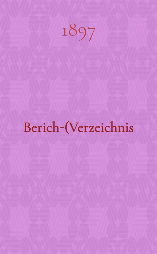Bericht-(Verzeichnis) der Ehstländischen Section der Evangelischen Bibelgesellschaft in Russland