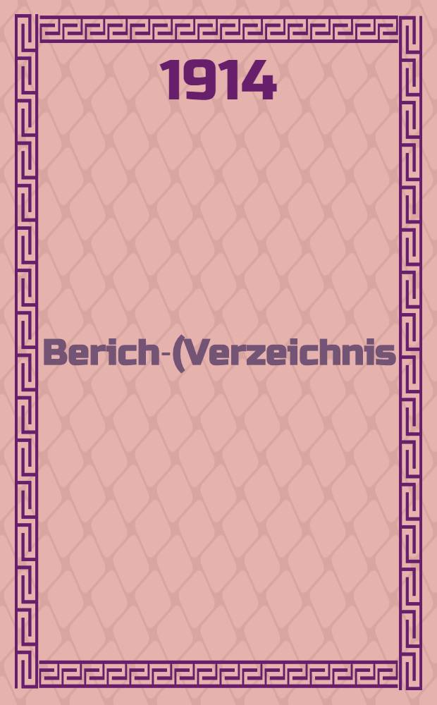 Bericht-(Verzeichnis) der Ehstländischen Section der Evangelischen Bibelgesellschaft in Russland