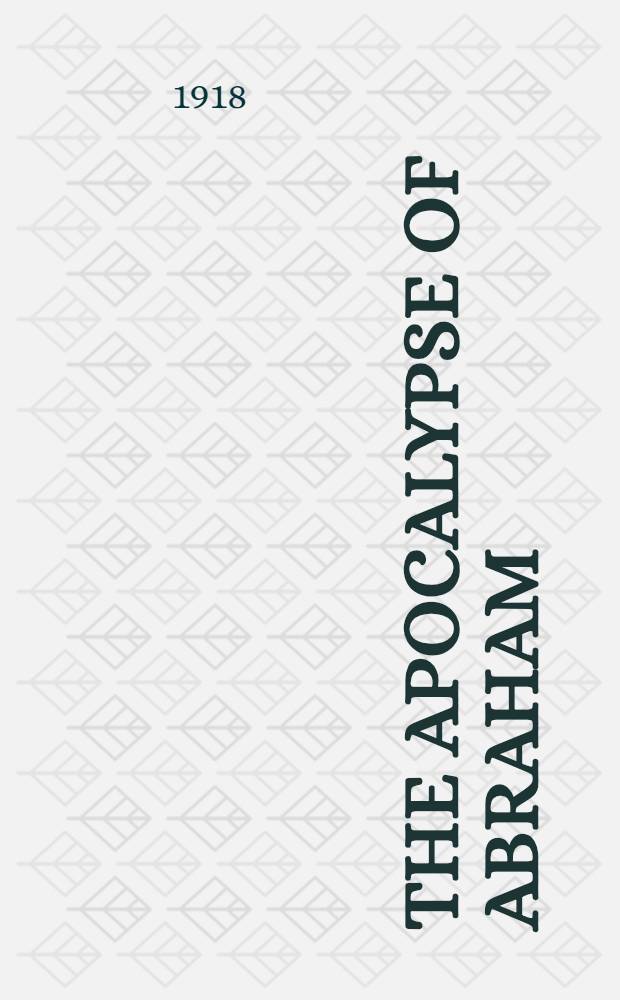 The Apocalypse of Abraham