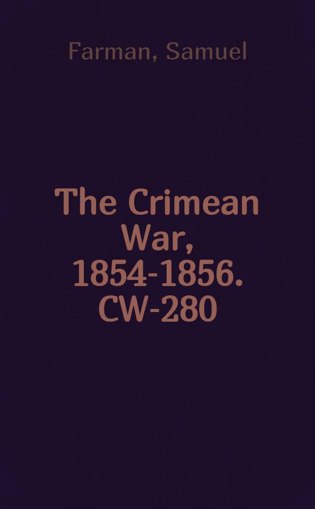 The Crimean War, 1854-1856. CW-280 : Constantinople in connexion with the present war = Константинополь в связи с настоящей войной