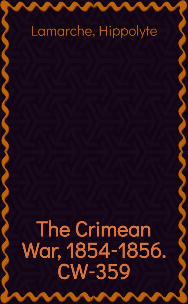 The Crimean War, 1854-1856. CW-359 : Turcos y Rusos = Турки и русские