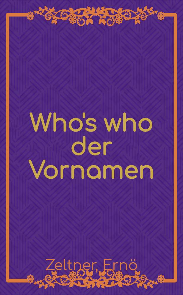 Who's who der Vornamen