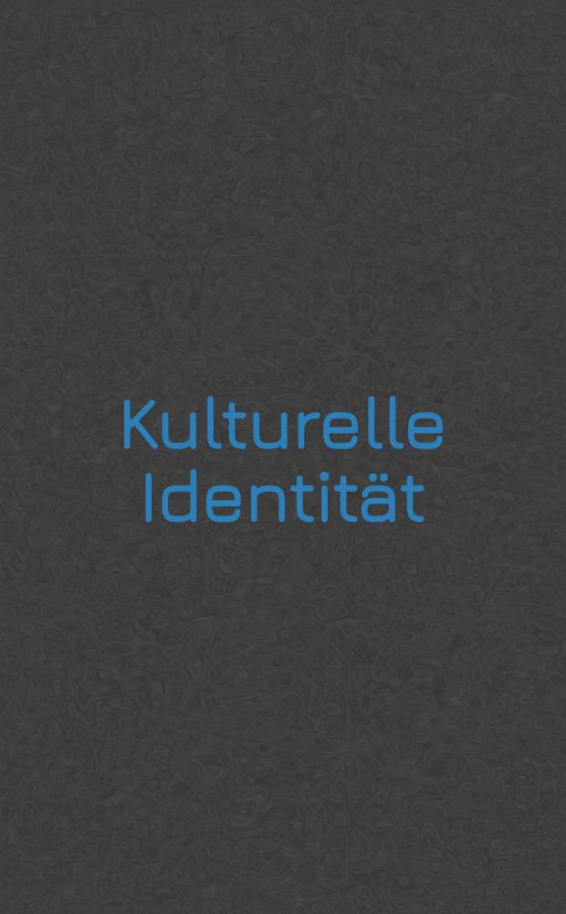 Kulturelle Identit&auml;t(en) in der Musik der Gegenwart : Kolloquium des Europ&auml;ischen Zentrum der K&uuml;nste Hellerau im Rahmen der 18. Dresdner Tage der zeitgen&ouml;ssischen Musik in Kooperation mit der Hochschule f&uuml;r Musik Carl Maria von Weber Dresden = Культурная идентичность в музыке сегодня