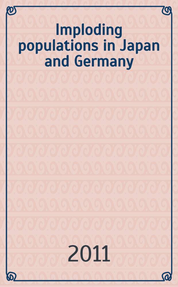 Imploding populations in Japan and Germany : a comparison = Интегрирование населения в Японии и Германии
