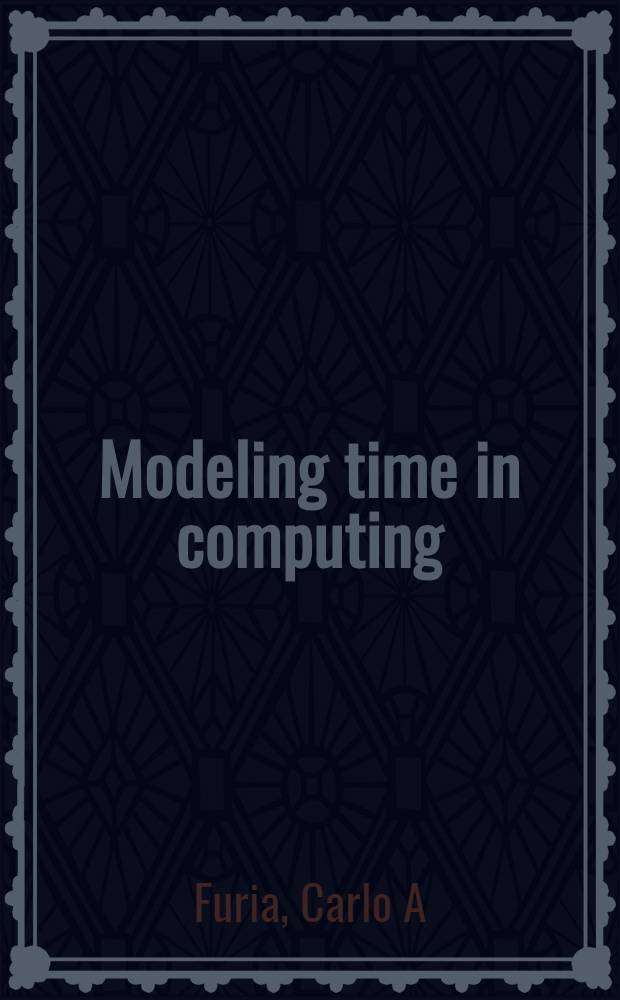 Modeling time in computing