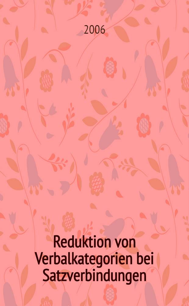 Reduktion von Verbalkategorien bei Satzverbindungen: eine kontrastive Untersuchung der infiniten Konstruktionen des Deutschen und des Koreanischen im Rahmen der typologisch-funktionalen Grammatik : Dissertation = Редукция глагольных категорий в сложноподчинённом предложении: сопоставительное исследование инфинитивных конструкций немецкого и корейского языков в рамках функционально-типологической грамматики.