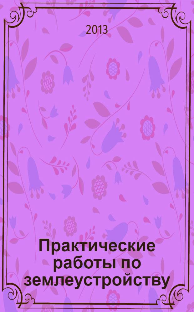 Практические работы по землеустройству : учебно-методическое пособие