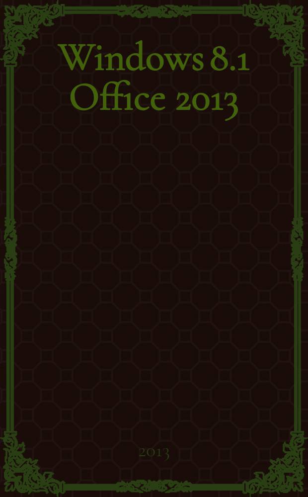 Windows 8.1 Office 2013