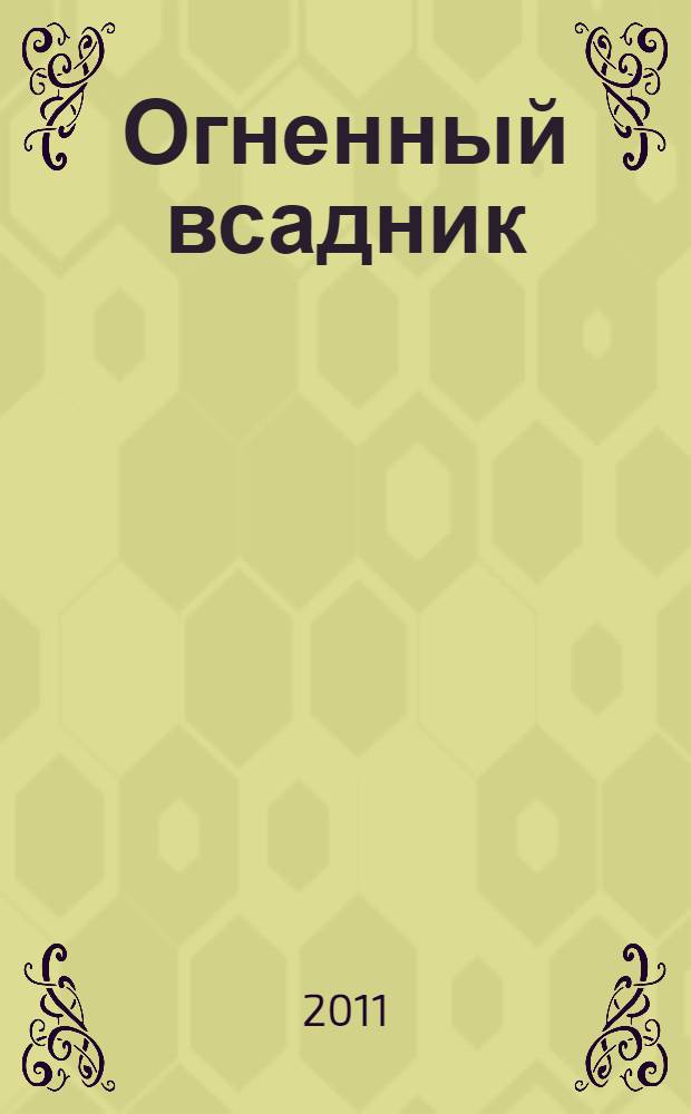 Огненный всадник : роман