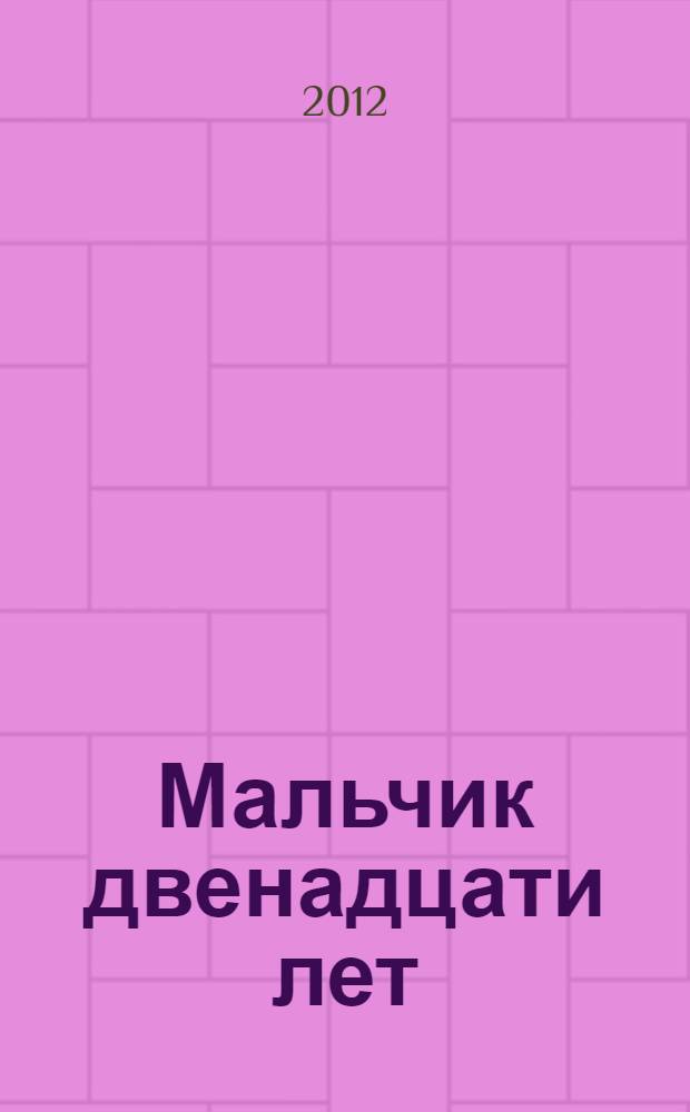 Мальчик двенадцати лет : татарская народная сказка