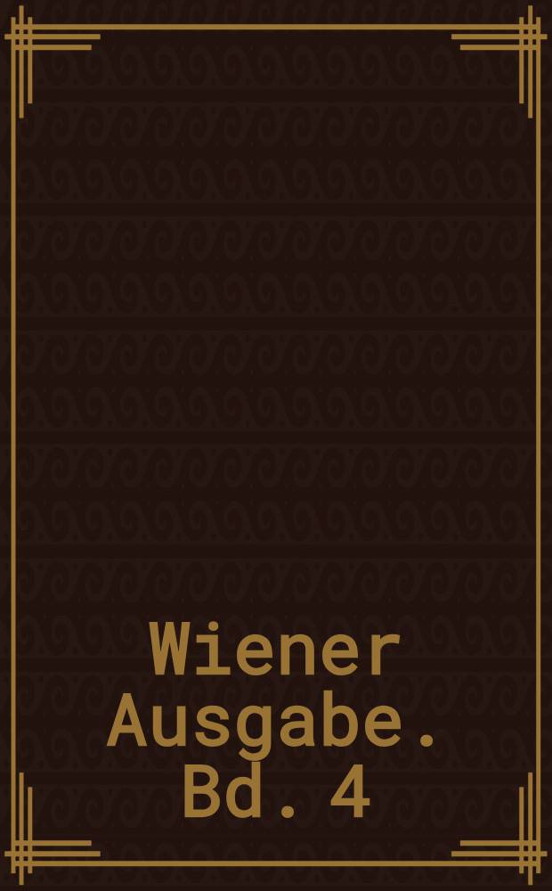 Wiener Ausgabe. Bd. 4 : Bemerkungen zur Philosophie. Bemerkungen zur philosophischen Grammatik = Примечания к философии. Примечания к философской грамматике.