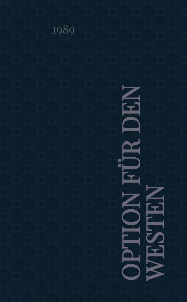 Option für den Westen : vom Marshallplan bis zum deutsch-französischen Vertrag = Выбор Запада: план Маршалла и германо-французский договор