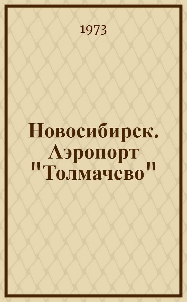 Новосибирск. Аэропорт "Толмачево"